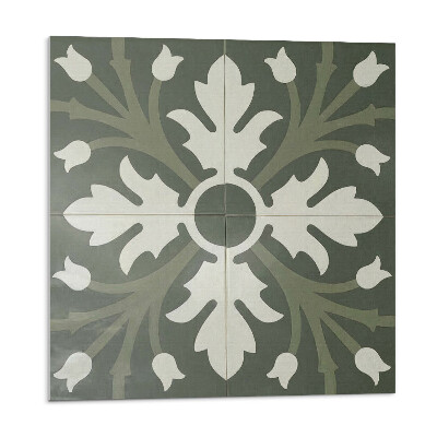 Samolepiace pvc obklady Rastlinný vzor na dlaždiciach