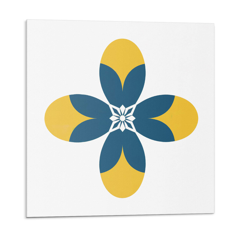 Samolepiace pvc obklady Kvetinový symetrický vzor