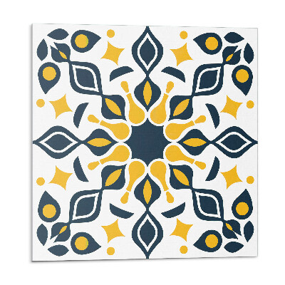 Samolepiace pvc obklady Kvetinový vzor so symetriou