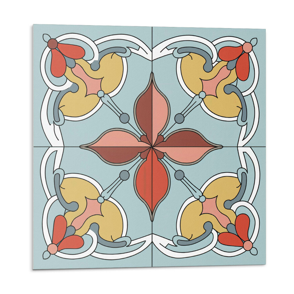 Samolepiace pvc obklady Kvetinový vzor s detailmi