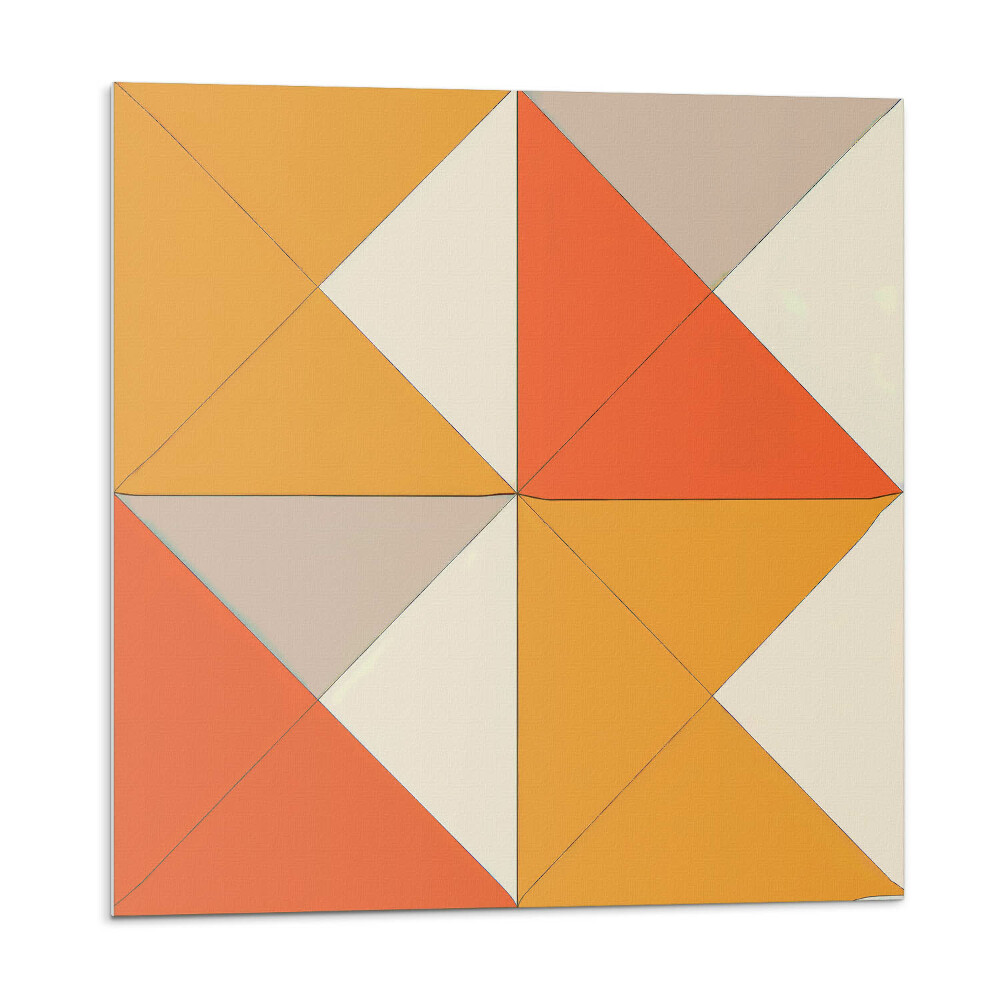 Samolepiace pvc obklady Geometrické trojuholníky v rozložení