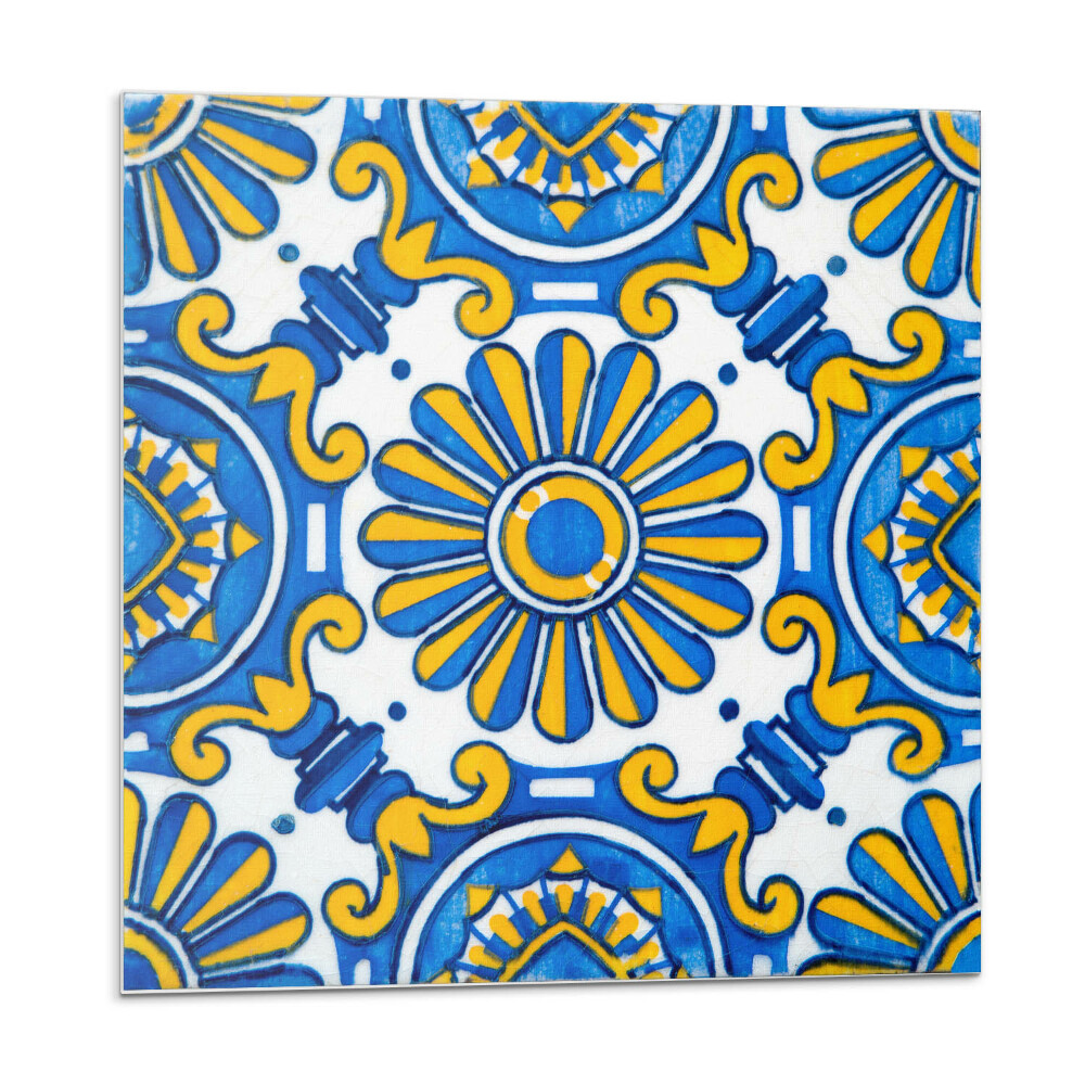 Pvc obklady Kvetinový vzor na dlaždiciach