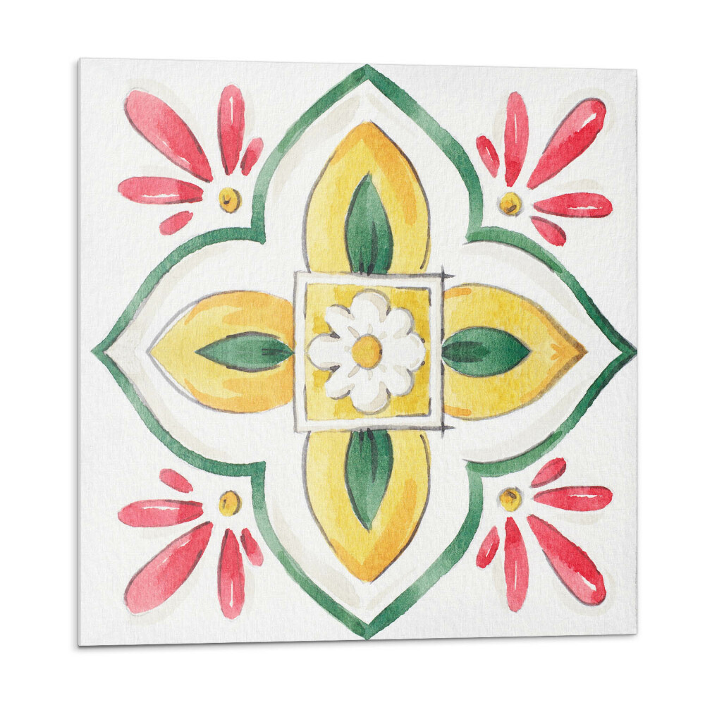 Samolepiace pvc obklady Kvetinový vzor v ráme