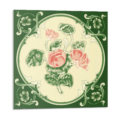 Samolepiace pvc obklady Kvetinový vzor s listami