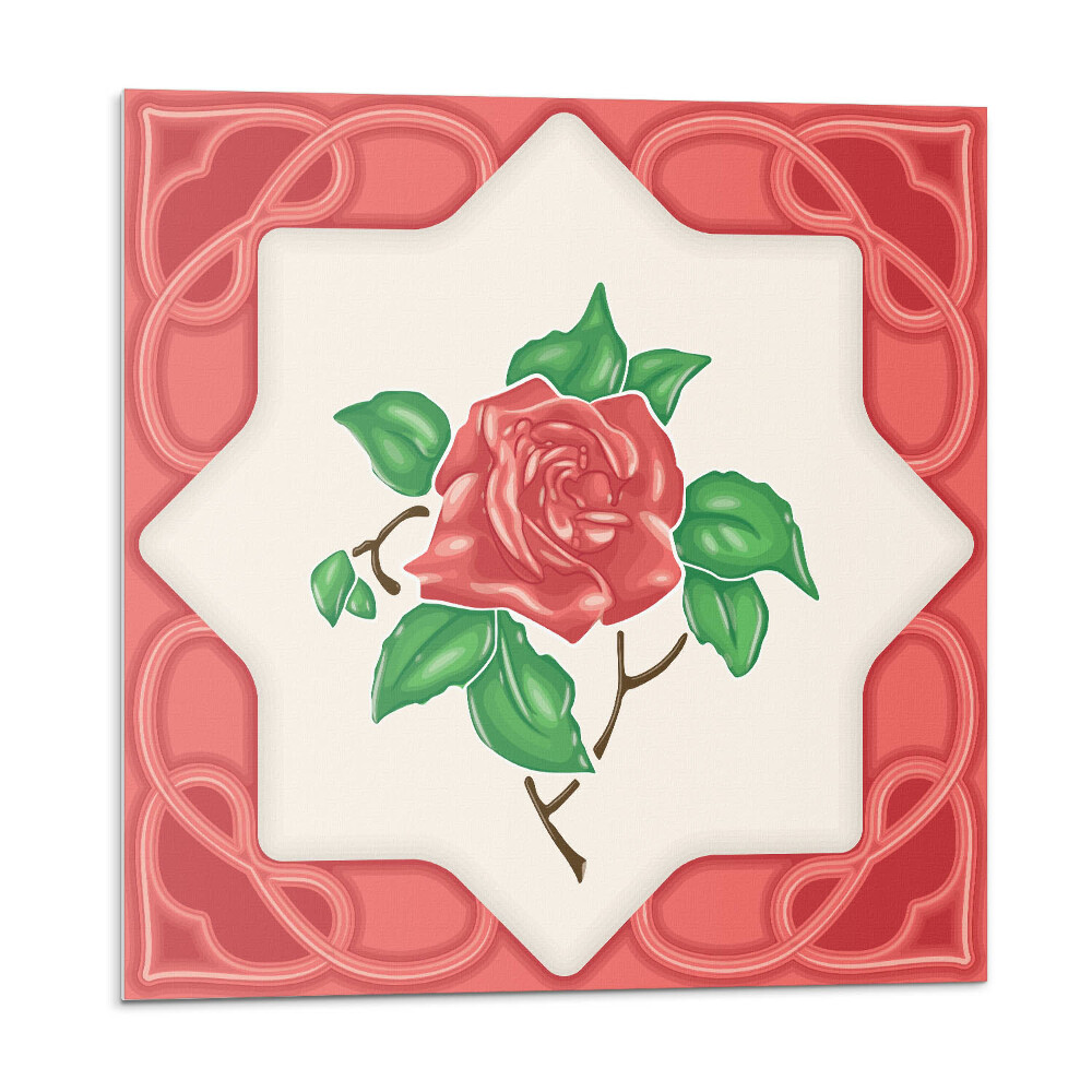 Pvc obklady Kvetinová kompozícia v ráme