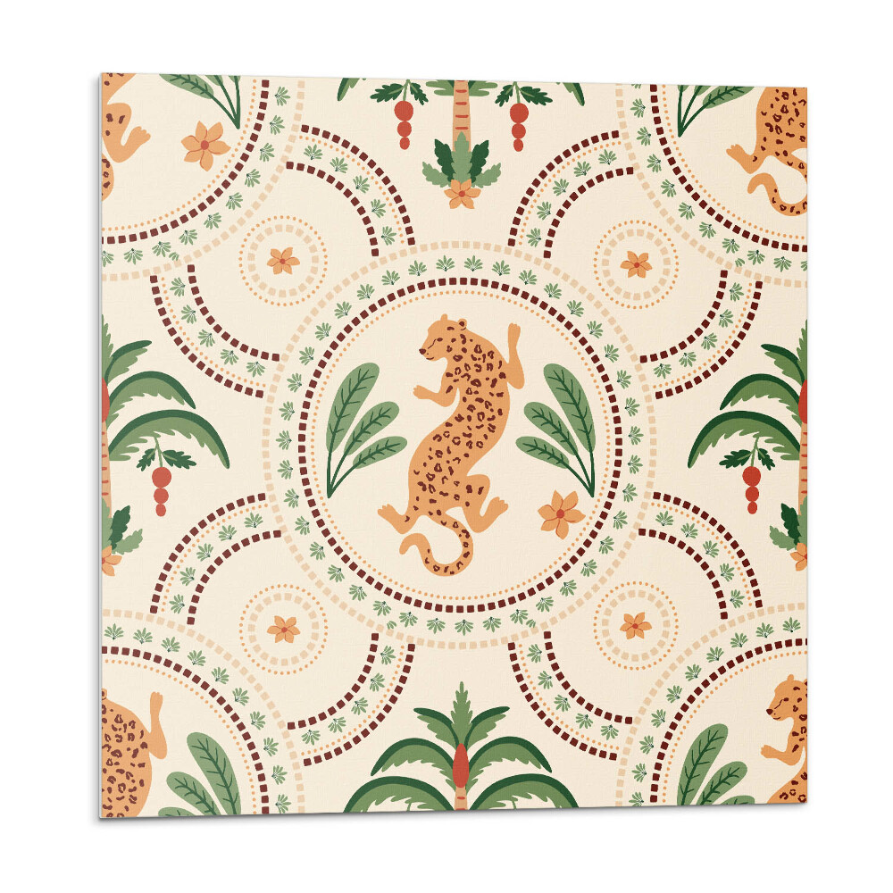 Samolepiace pvc obklady Potlač tropického leoparda