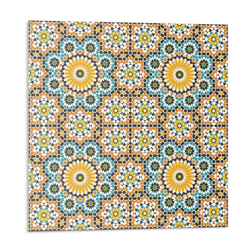 Samolepiace pvc obklady Mozaikový vzor s kvetmi