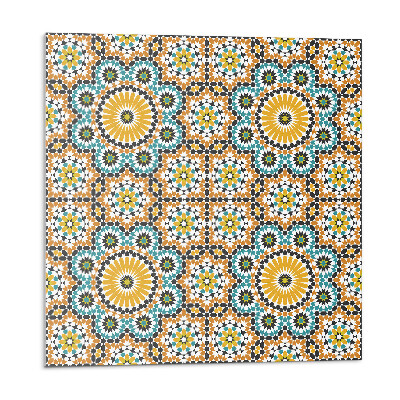 Samolepiace pvc obklady Mozaikový vzor s kvetmi