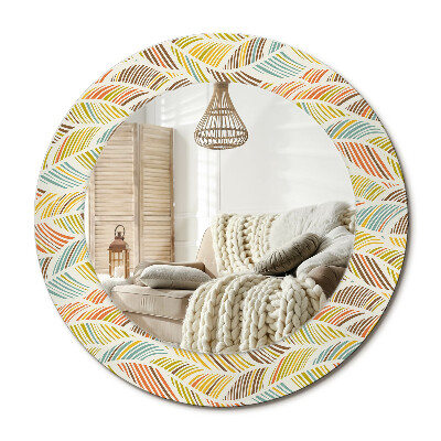 Obdĺžnikové dekoračné zrkadlo Abstraktné