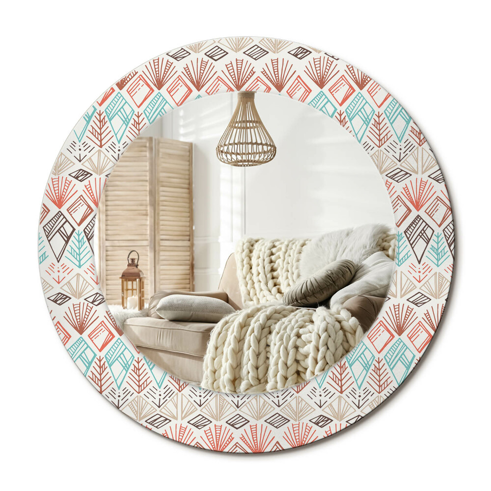 Obdĺžnikové dekoračné zrkadlo Etnický vzor