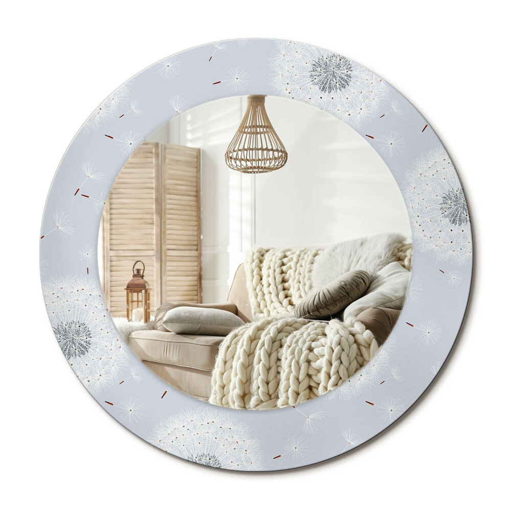 Obdĺžnikové dekoračné zrkadlo Púpavy