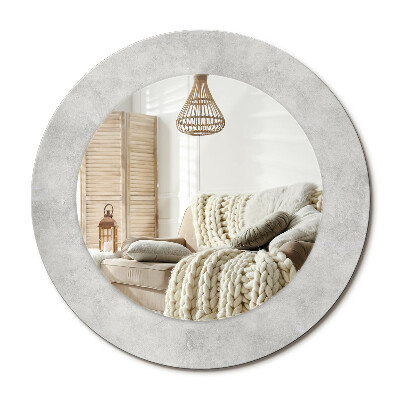 Zrkadlo s rámom s potlačou Betónová textúra