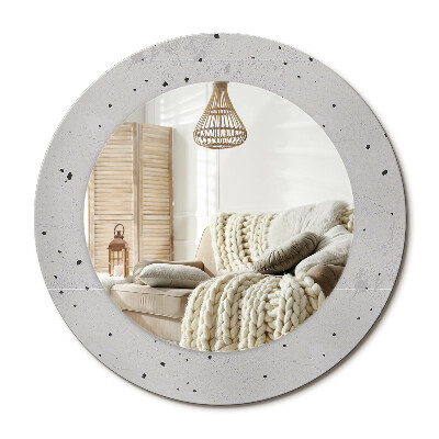 Obdĺžnikové dekoračné zrkadlo Betónová textúra