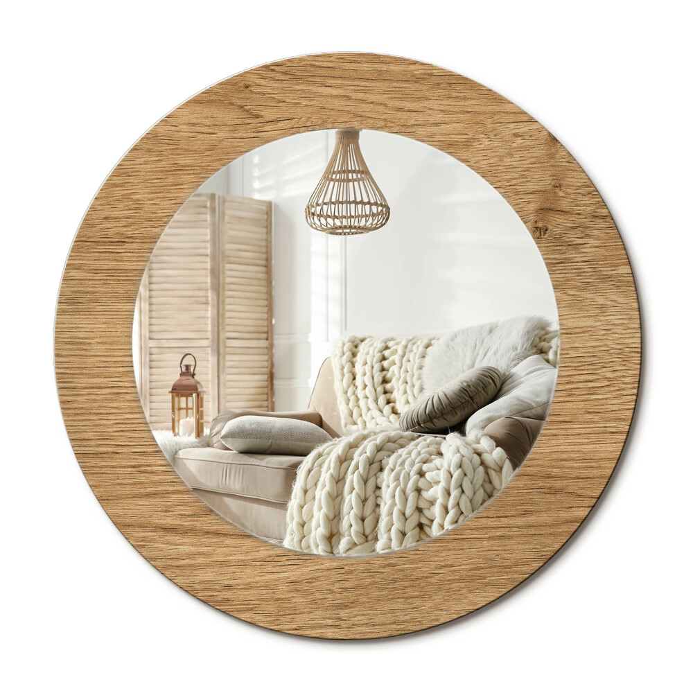 Dekoračné zrkadlo na stenu Textúra dreva