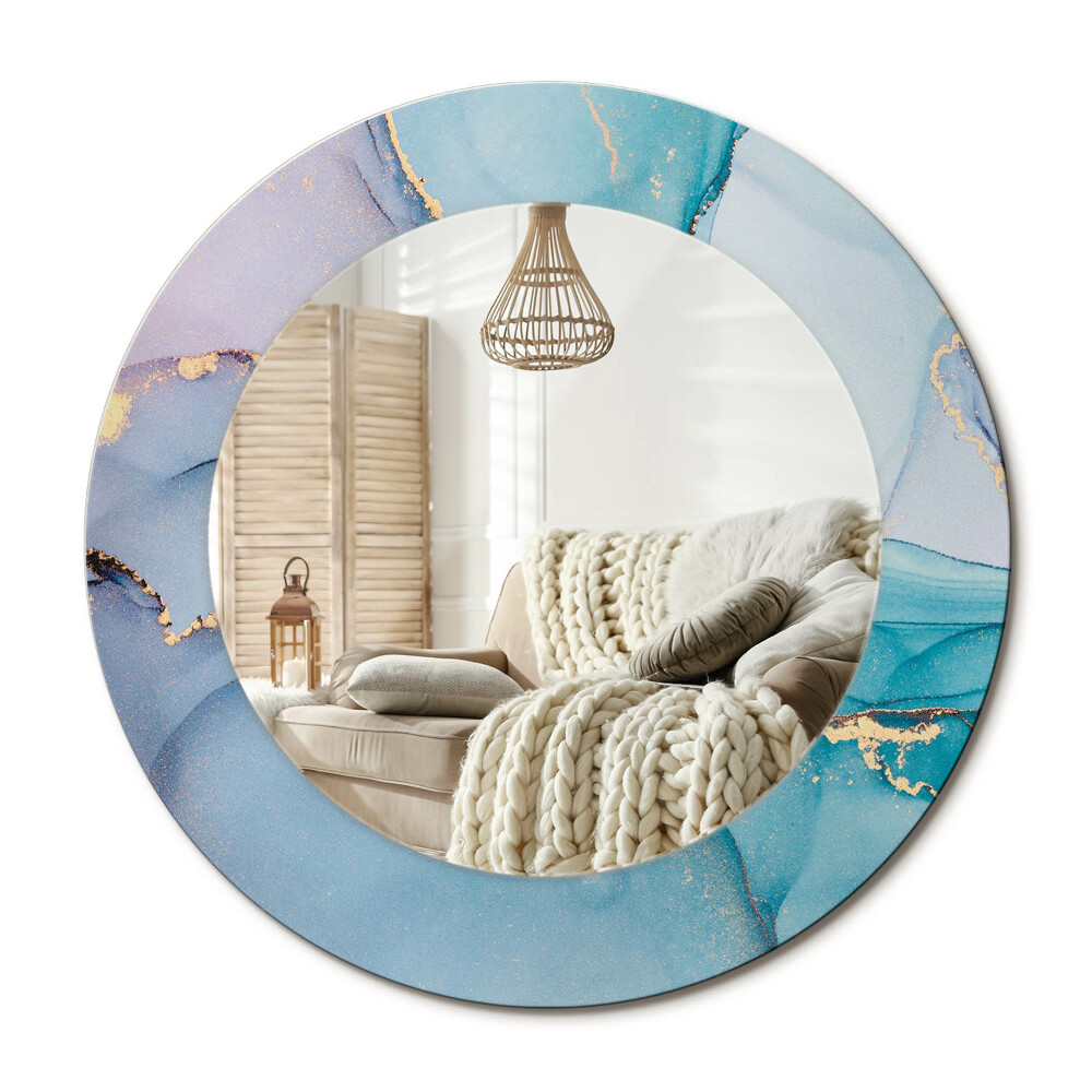 Obdĺžnikové dekoračné zrkadlo Abstraktné fluidum