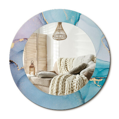 Obdĺžnikové dekoračné zrkadlo Abstraktné fluidum