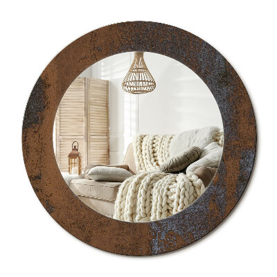 Dekoračné zrkadlo na stenu Kovový rustikálny