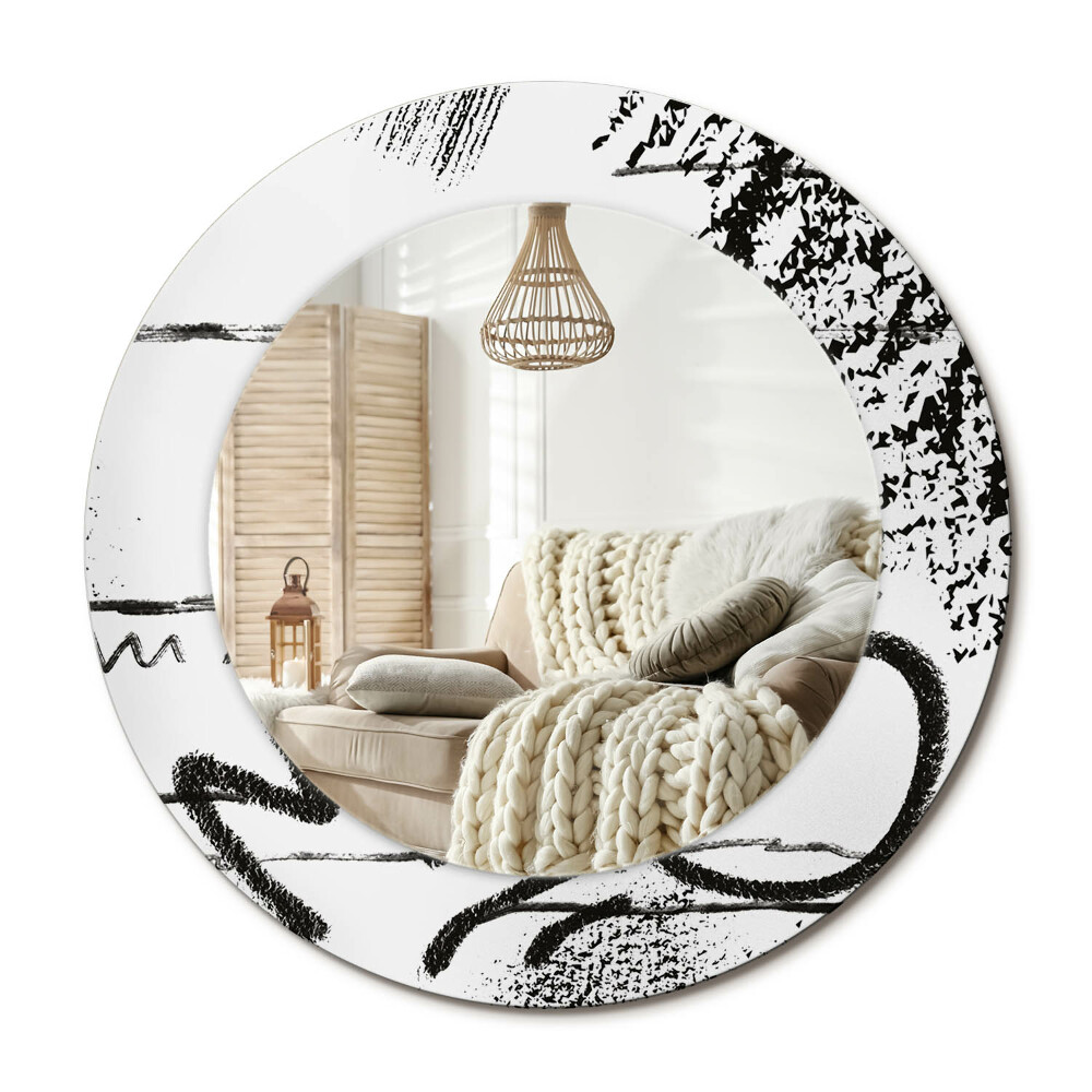 Obdĺžnikové dekoračné zrkadlo Graffiti vzor