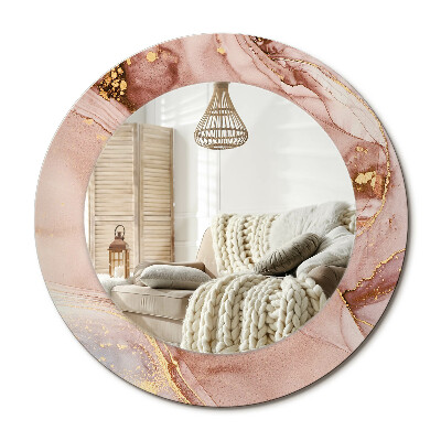 Dekoračné zrkadlo na stenu Abstraktné fluidum