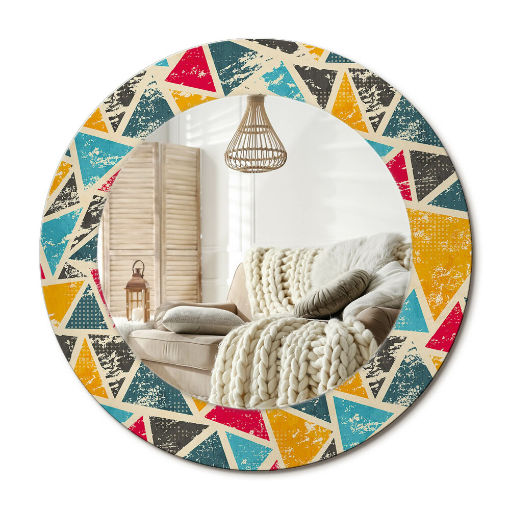 Obdĺžnikové dekoračné zrkadlo Retro kompozícia