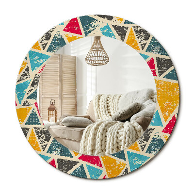 Obdĺžnikové dekoračné zrkadlo Retro kompozícia