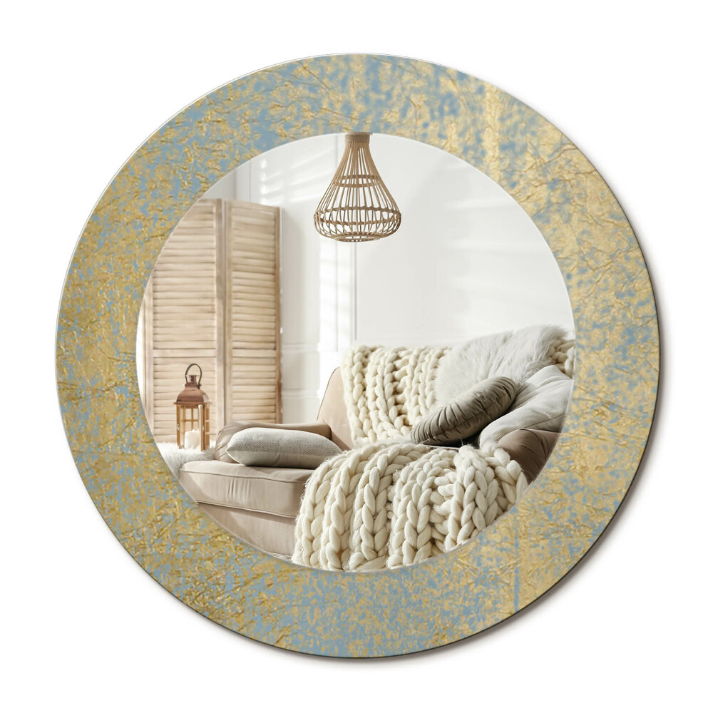 Zrkadlo s rámom s potlačou Loft vzor