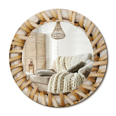 Zrkadlo s rámom s potlačou Vrkoč