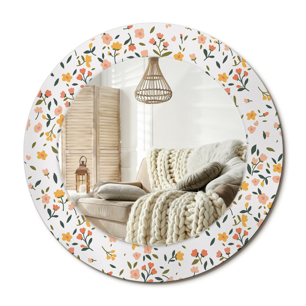 Dekoračné zrkadlo na stenu Malé kvety