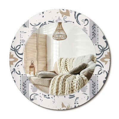 Dekoračné zrkadlo na stenu Retro dlaždice