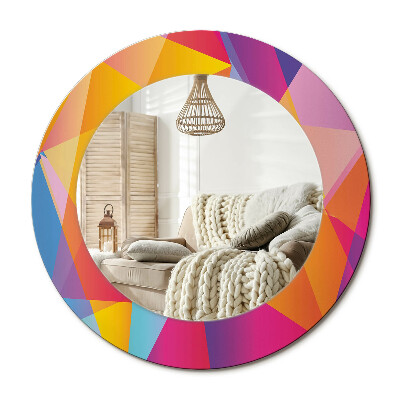 Dekoračné zrkadlo na stenu Geometrické zloženie