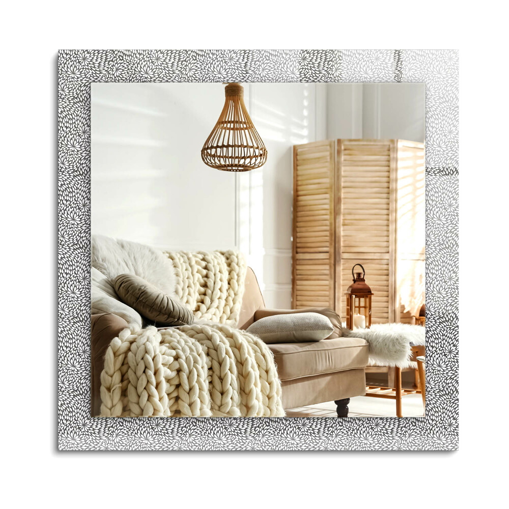 Obdĺžnikové dekoračné zrkadlo na stenu 3d vzor
