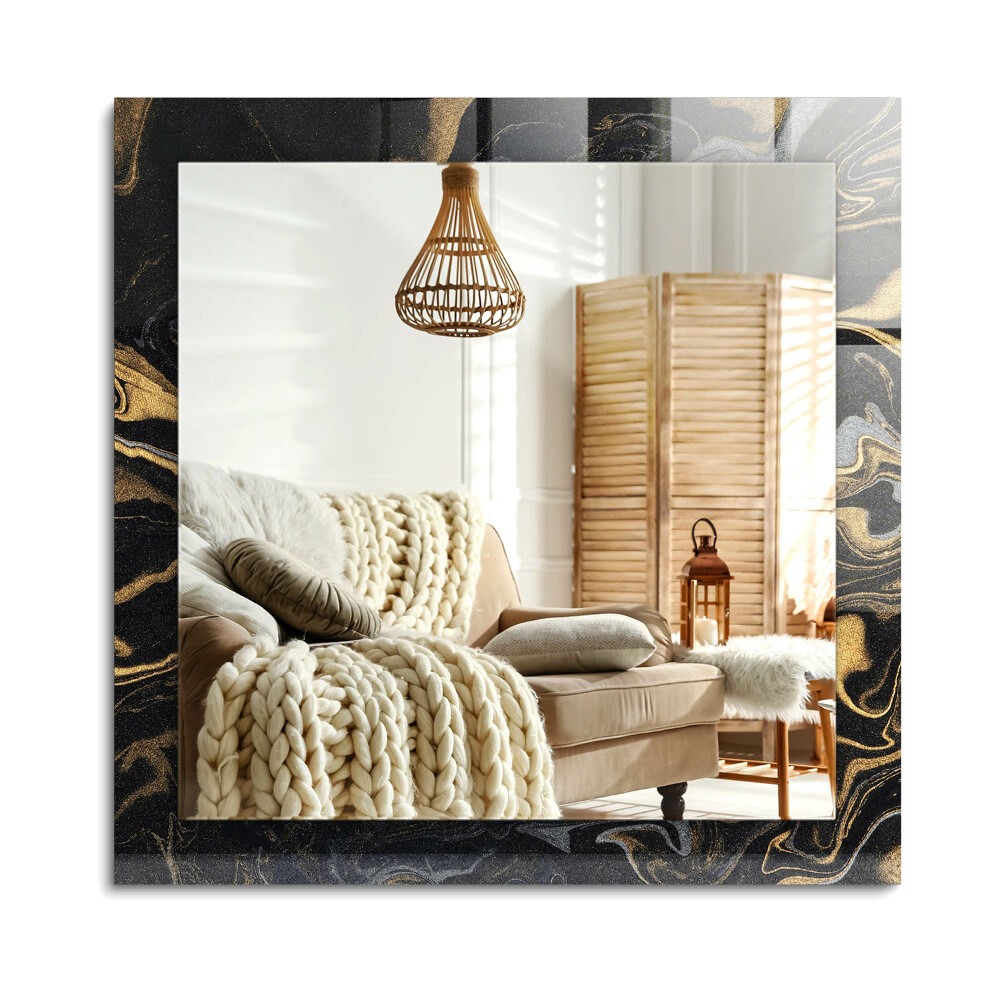 Obdĺžnikové dekoračné zrkadlo Abstraktný mramorový vzor