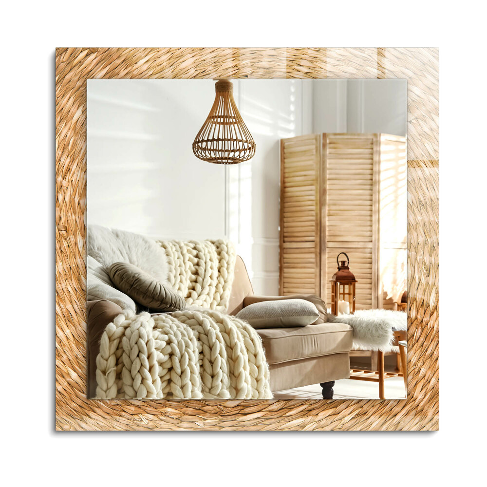 Obdĺžnikové dekoračné zrkadlo Wattle
