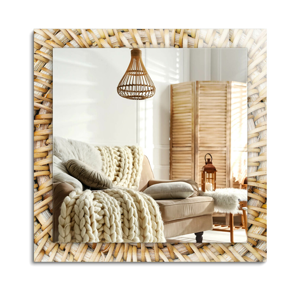 Obdĺžnikové dekoračné zrkadlo na stenu Wattle