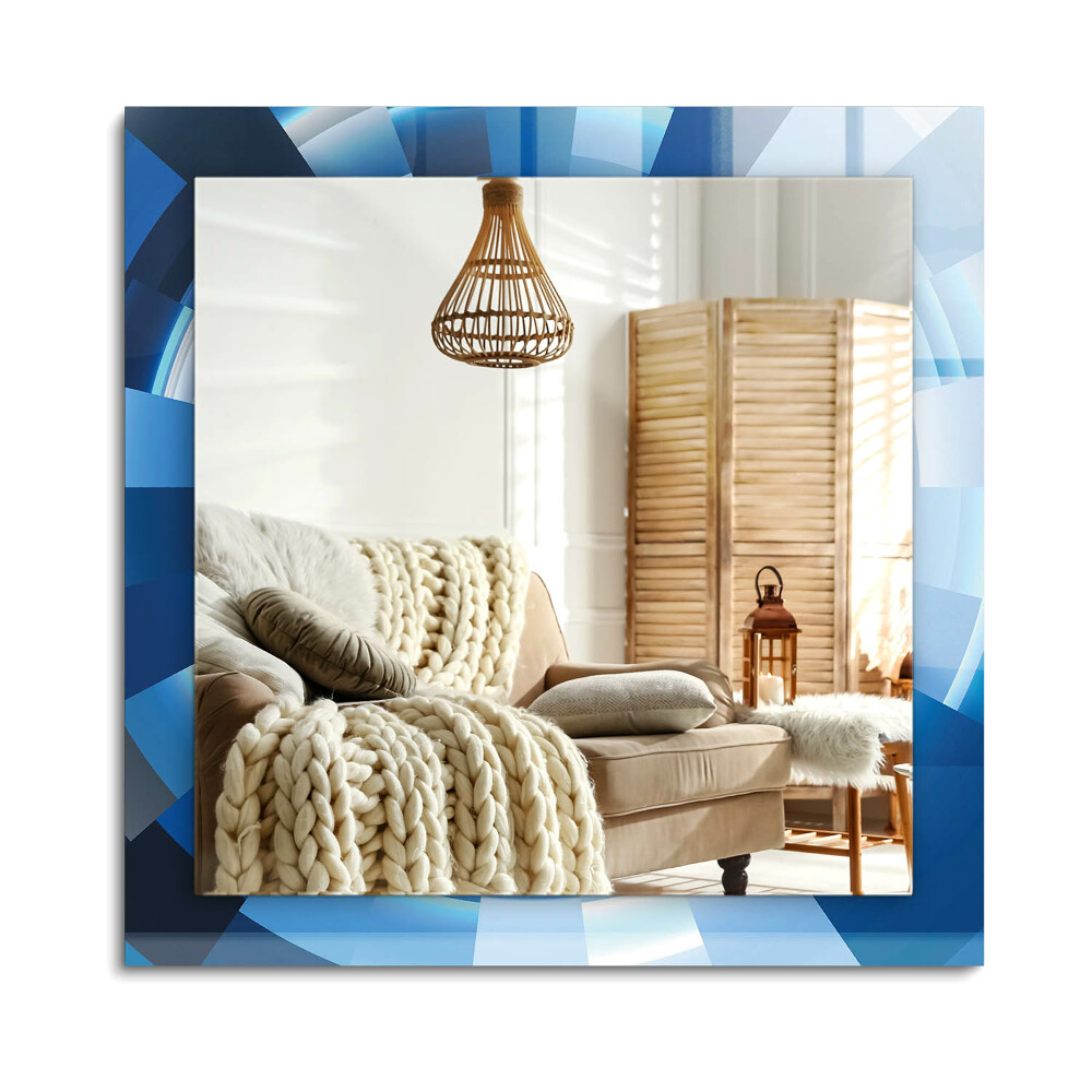 Obdĺžnikové zrkadlo rám s potlačou Abstraktný tunel