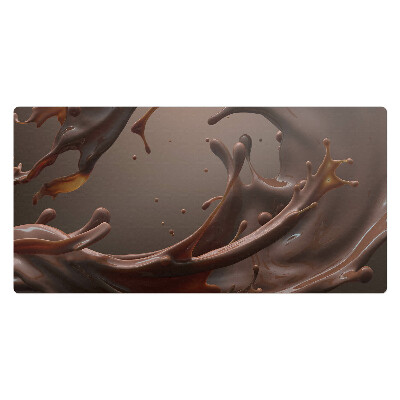 Kancelárska podložka na stôl Čokoládová vlna