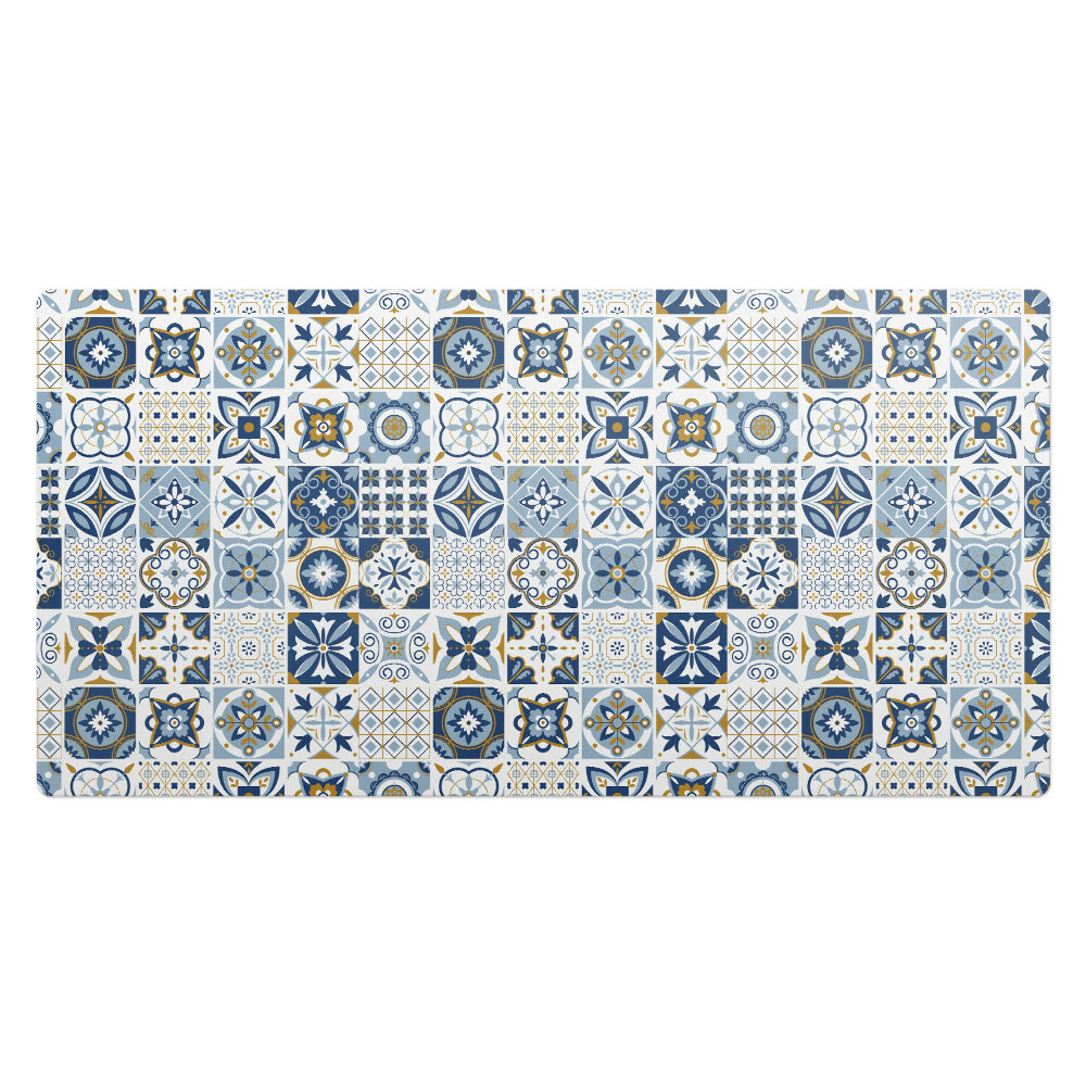 Kancelárska podložka na stôl Dlaždice v retro štýle