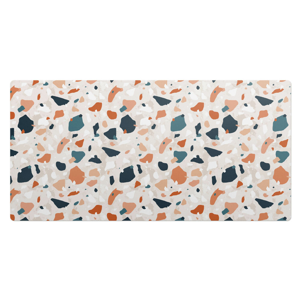 Veľká podložka na stôl Terazzo abstraktné