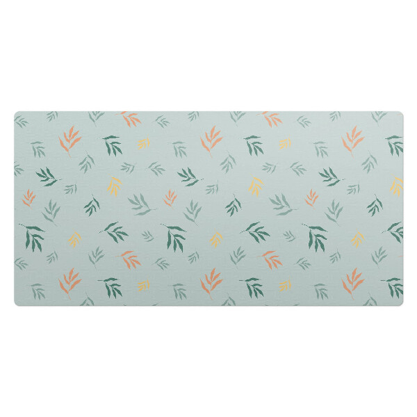 Podložka na stôl Listy na pastelovom pozadí