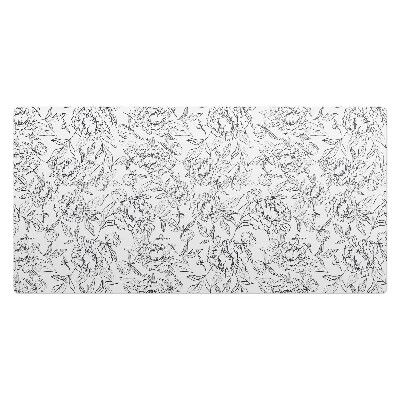 Veľká podložka na stôl Kvetinový obrysový vzor