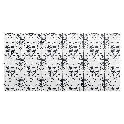 Veľká podložka na stôl Listy symetria retro