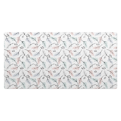 Veľká podložka na stôl Pastelový listový vzor