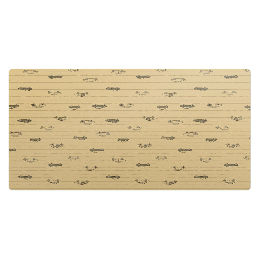 Veľká podložka na stôl Retro vzor lietadiel