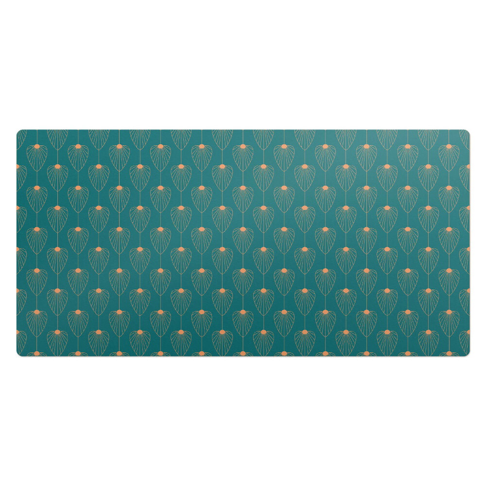 Kancelárska podložka na stôl Listový retro vzor