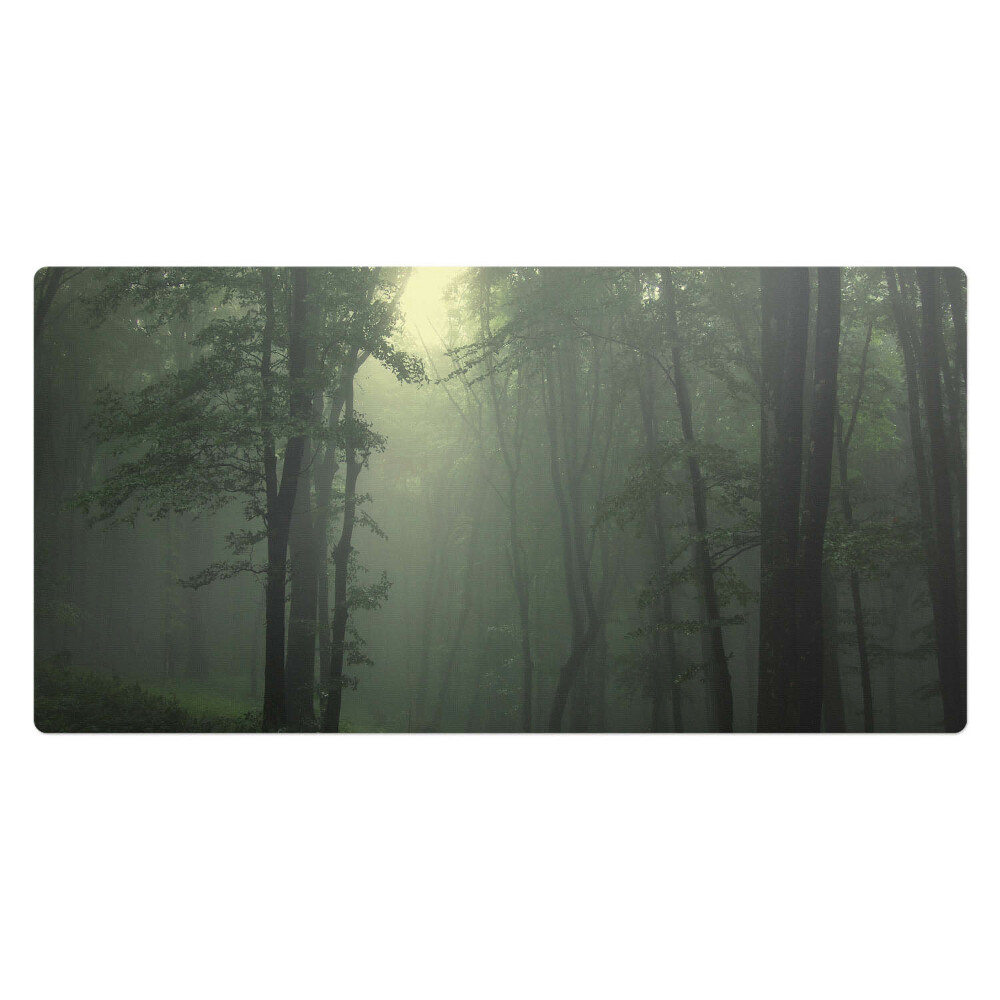 Veľká podložka na stôl Hmlistý les za úsvitu