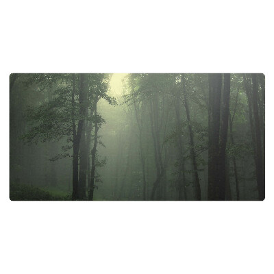 Veľká podložka na stôl Hmlistý les za úsvitu