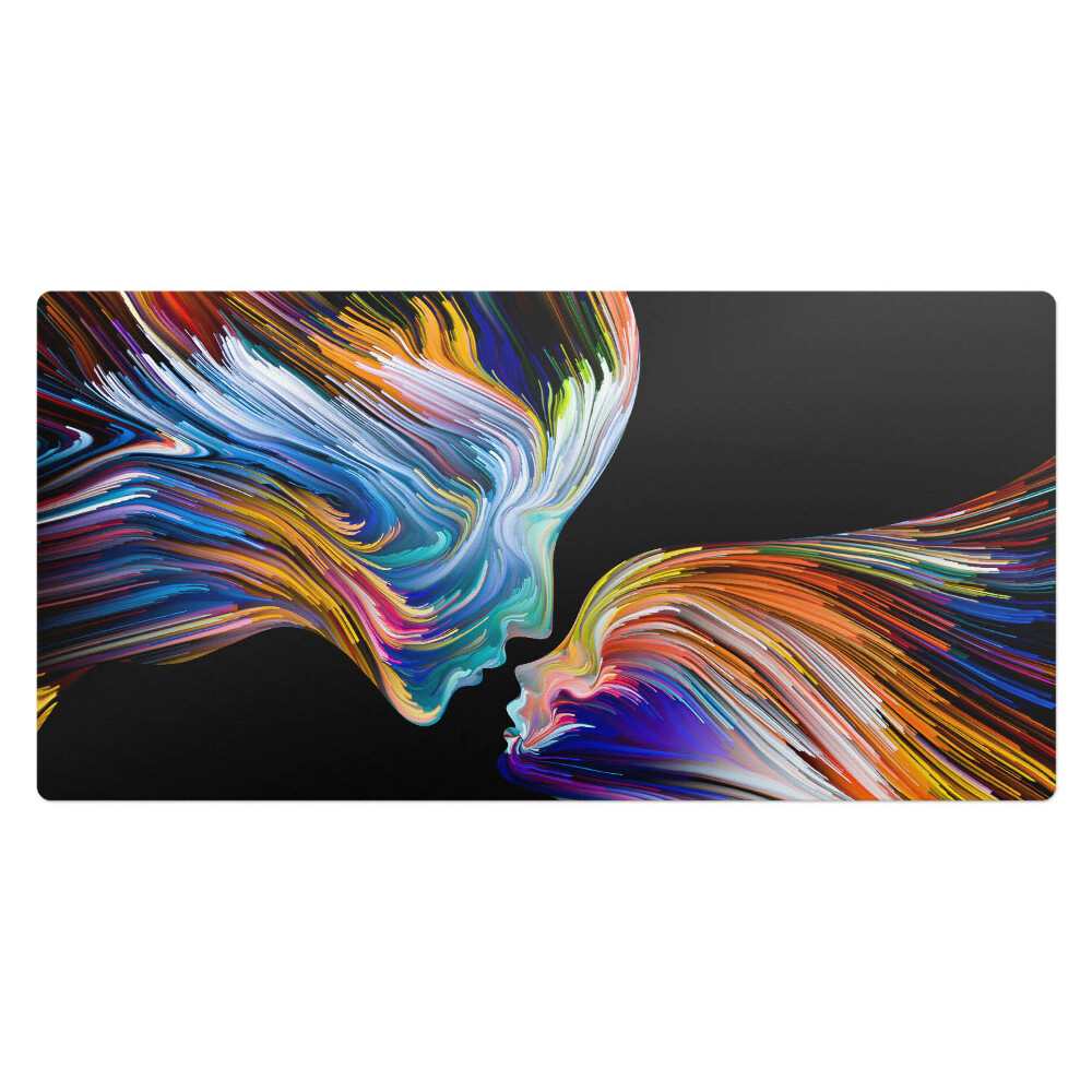 Podložka na stôl Farebné tváre v pohybe