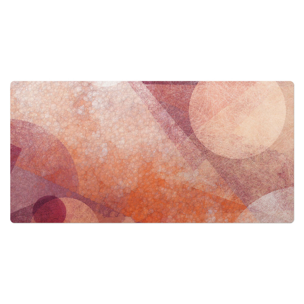 Kancelárska podložka na stôl Abstraktné kruhy