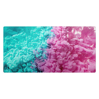 Veľká podložka na stôl Farebný dym vo vode