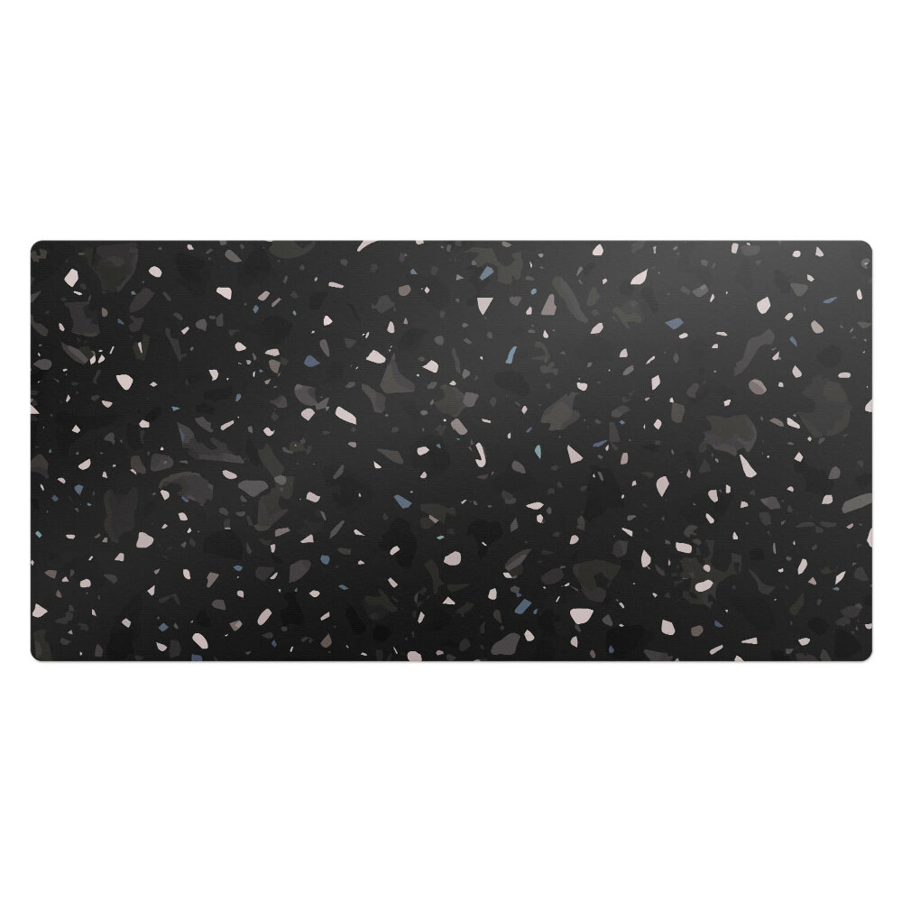 Kancelárska podložka na stôl Tmavý vzor terrazza